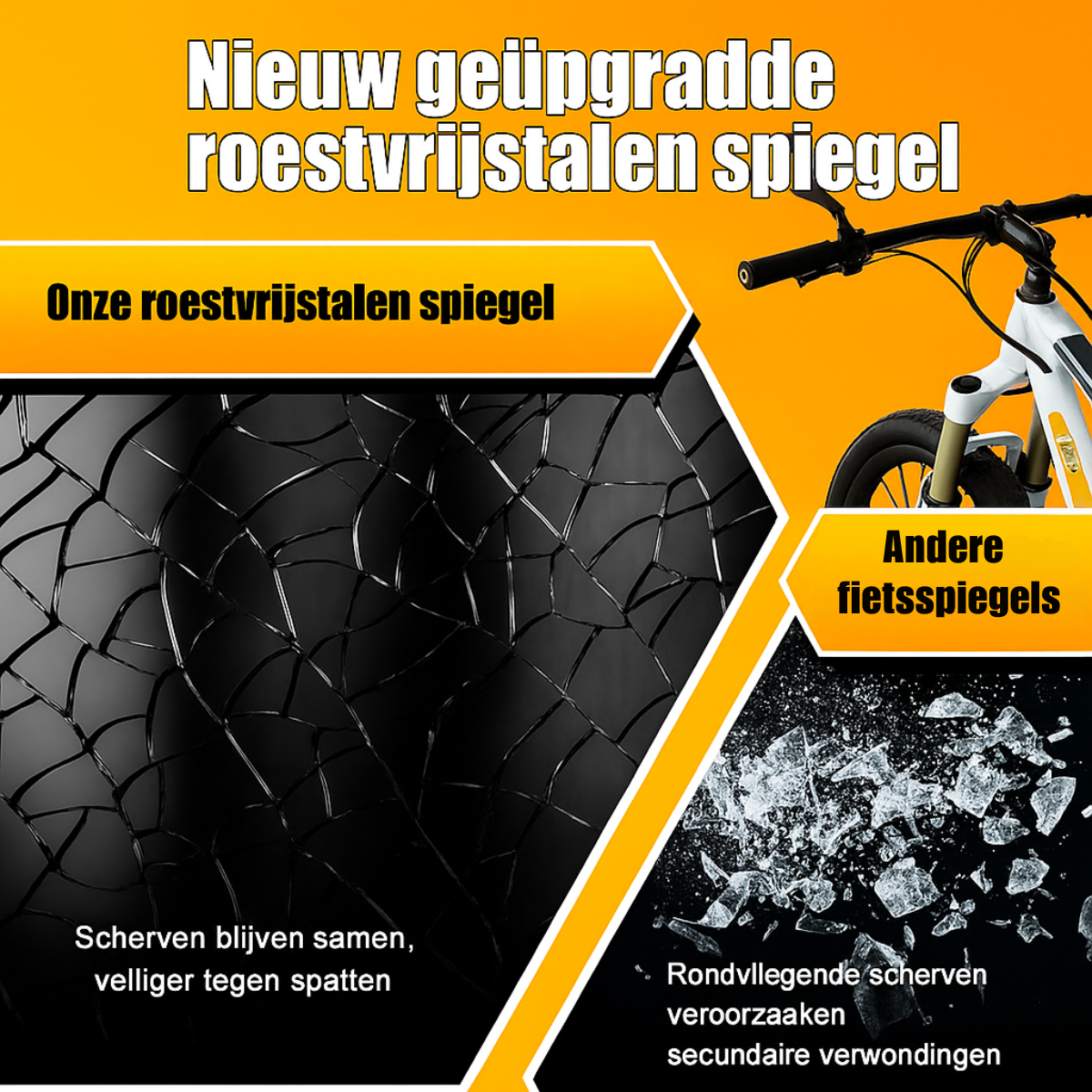 Veroma™ Fietsspiegel
