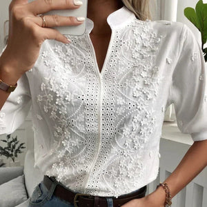 Melissa™ | Chique blouse met V-hals