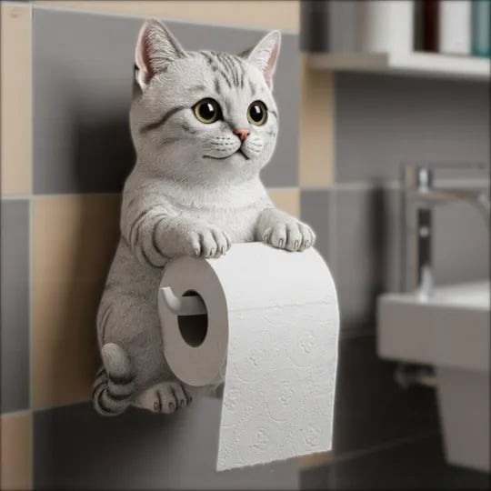 Veroma™ Katten wc-papierhouder