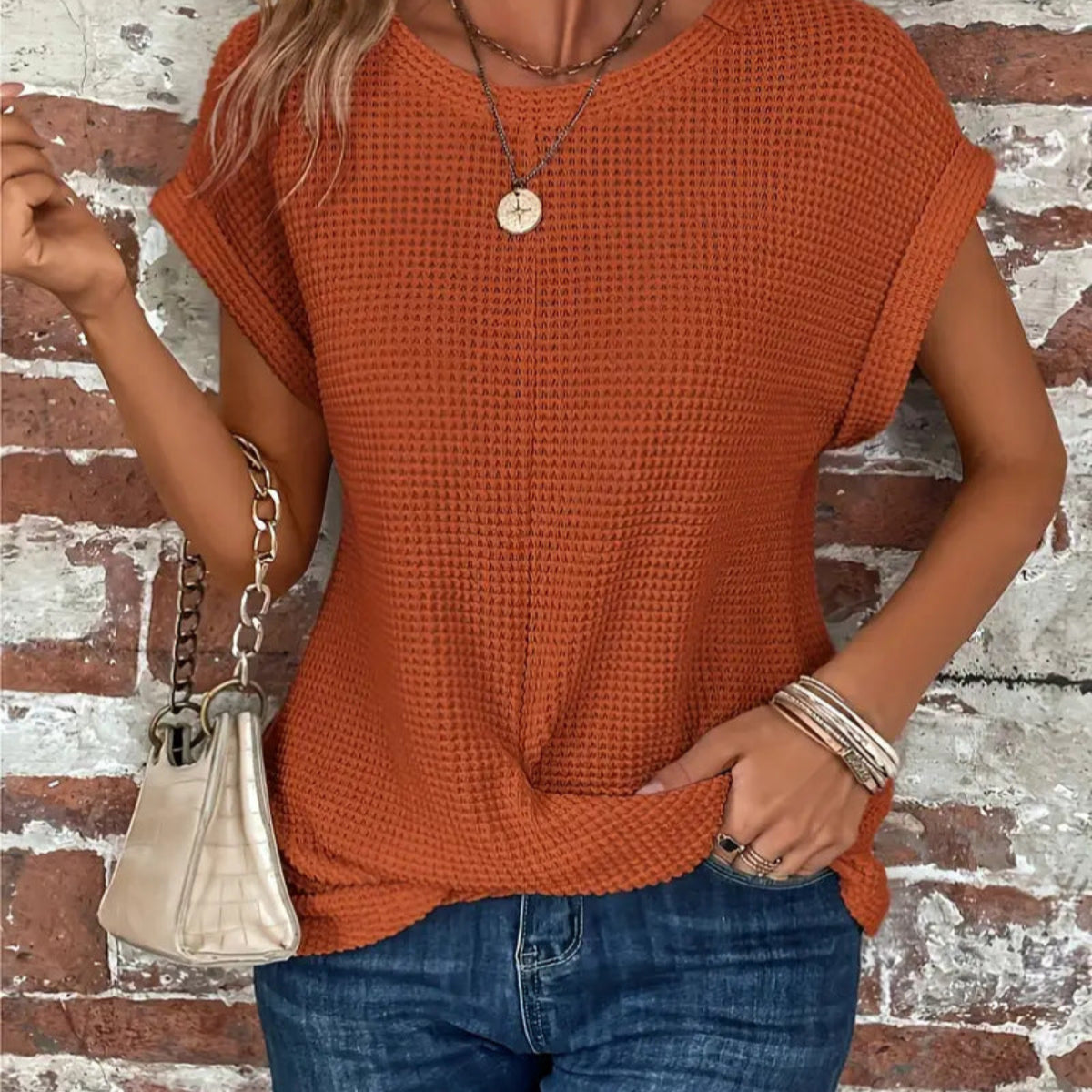 Lisa™ | Elegante blouse met ronde hals