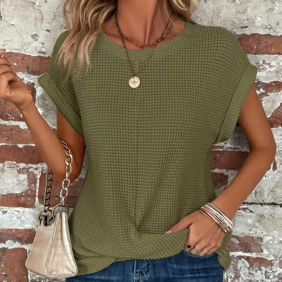 Lisa™ | Elegante blouse met ronde hals